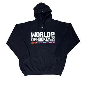 Vintage Nike World Cup of Hockey 2004 Hoodie Men's XL